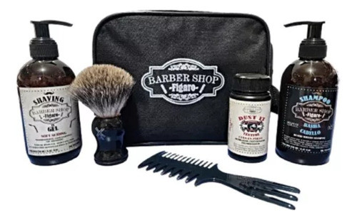 Promo Barbero Peluquero Día Del Padre Shampoo Gel Brocha Más 0