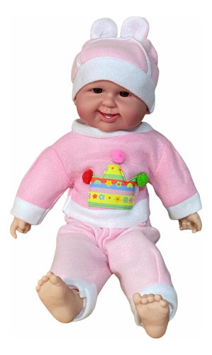 Muñecas Bebotes Peluche 35 Cm Con Sonido 1