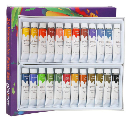 Glokers Premium Watercolor Paint Set Arts And Crafts Supplie 1
