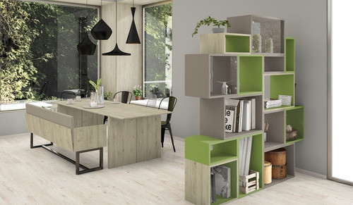 Mdf Melamínico Roble Davos Natural 18 Mm X 2.60 M X 1.83 M 1