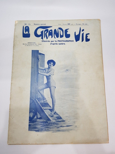 Paris Erótico La Grande Vie Modelos 1900 N°13 Mag 56918 0