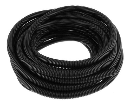 Caño Corrugado Flexible C/ Corte Negro 3/8 100 Mts Huferjo 0