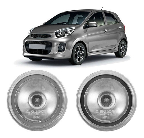 Par Buzina Fiamm Hk 99 Agudo/grav Paquerinha 12v Kia Picanto 0