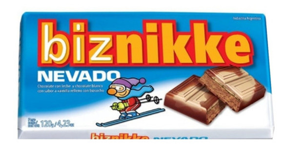 Chocolate Biznikke Nevado X 120grs - Delipop Dulceria 0