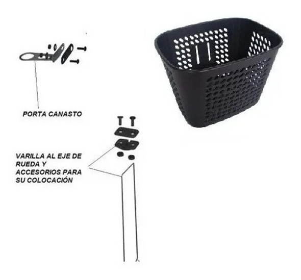 Canasta Universal Para Bicicleta Moto Vam 671 1 Canasta Universal Para Bicicleta Moto Vam 671 1