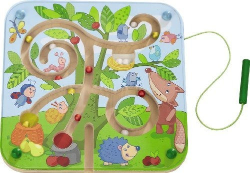 Haba Arbol Laberinto Juego De Madera Magnetico 0