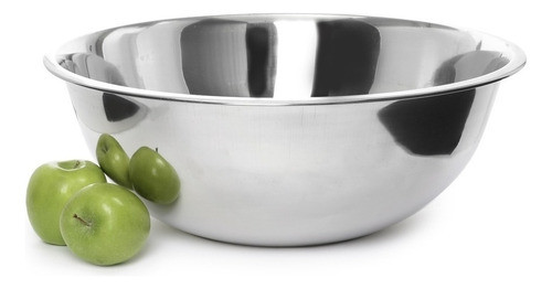 Bowl De Acero Inoxidable Grande 26cm Batir Reposteria Cocina 0