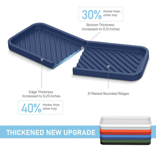 Bandeja Organizadora Fregadero Cocina Soporte Esponja 2pzas 1