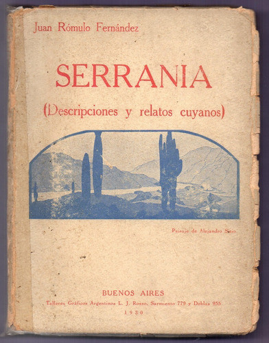 Libro Serranía De J. Fernández 0