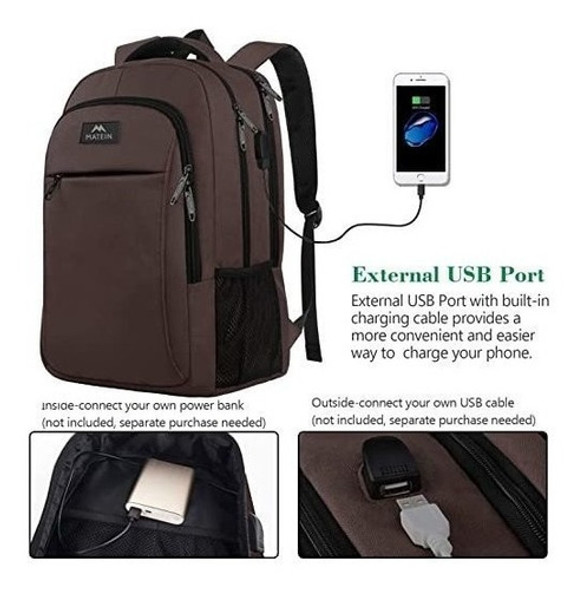 Mochila De Viaje Para Computadora Portatil ,puerto Usb - A10 1