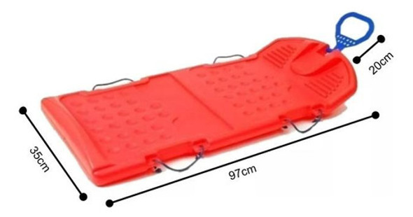 Deslizador Culipatin Doble Racer Para Nieve Y Arena 1