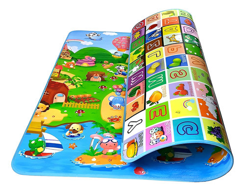 Tapete Atividade 2,00 X 1,80 Infantil Dupla Face Térmico Eva 0