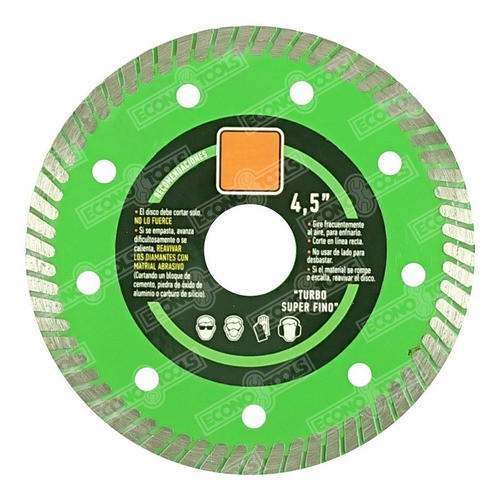 Disco Diamantado Turbo Super Fino Para Amoladora 115 0