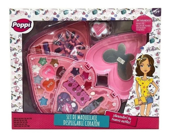 Poppi Set Corazon Maquillaje De Belleza Art S21651 Loonytoys 0 Poppi Set Corazon Maquillaje De Belleza Art S21651 Loonytoys 0