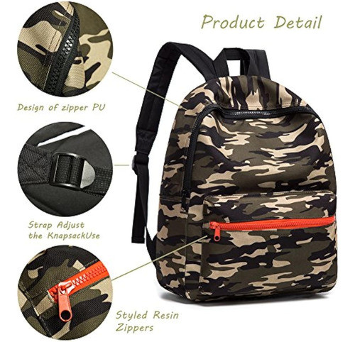 Caiwei Us Army Camo Mochila, Camo), 10454053 1