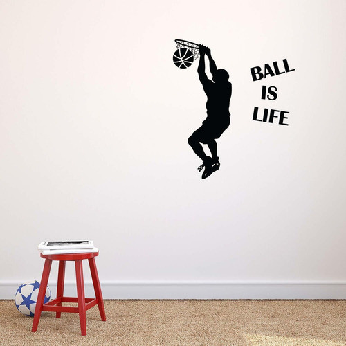 Vinilo Decorativo Pared [7hndnf3t] Basquet 0