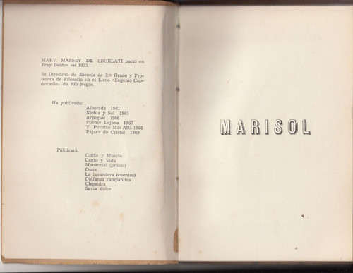 1969 Fray Bentos Arte Ricardo Rios Cichero Texto Mary Massey 1