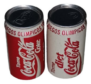Latitas Mini Coca Cola Y Coca Cola Diet,juegos Olímpicos 92 0