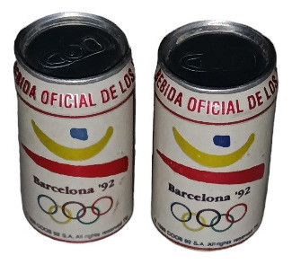 Latitas Mini Coca Cola Y Coca Cola Diet,juegos Olímpicos 92 1