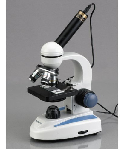 Microscopio Monocular Compuesto Amscope M158c-e, Oculares Wf 1