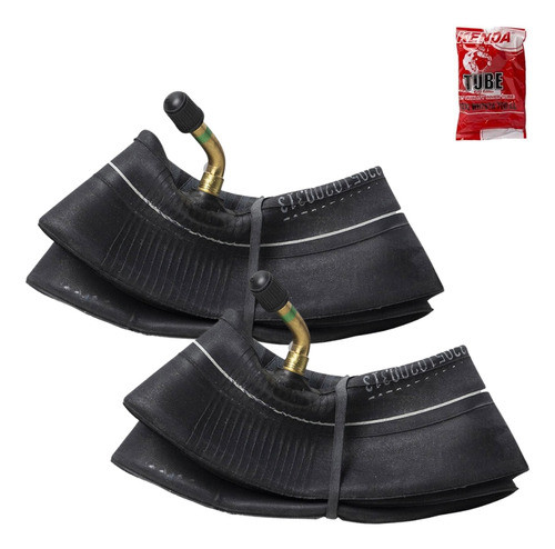 Par Câmara De Ar 8 1/2x2 Bico Curvo Patinete Elétrico Kenda 0