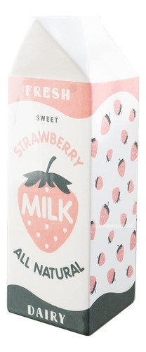 Jarrón De Cartón De Leche Cerámica Vintage Inspirado En Kawa 0