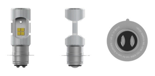 Lampara Para Moto Led M5 12v 6w P15d-25-1 6500k Alta/baja 1