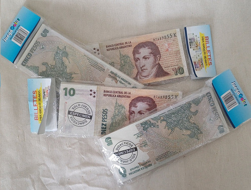 Billetes Didacticos Para Aprender Jugando X50uni 1