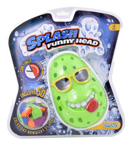 Splash Timer Funny Head Ditoys 2177 Verde 0