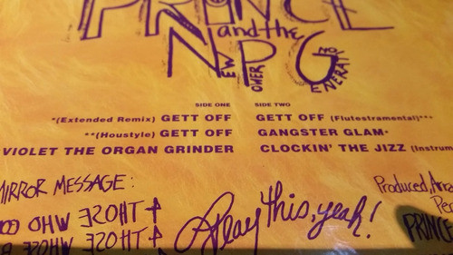 Prince And The New Power Generation Gett Off Vinilo Maxi 91 1