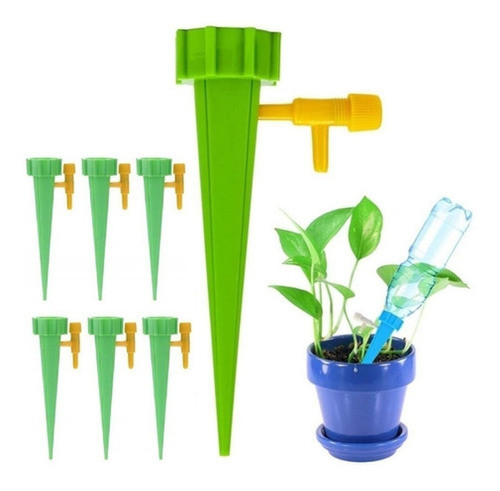 Tapa Botella Riego Goteo Masetas Plantas Automatico .x6 T610 0