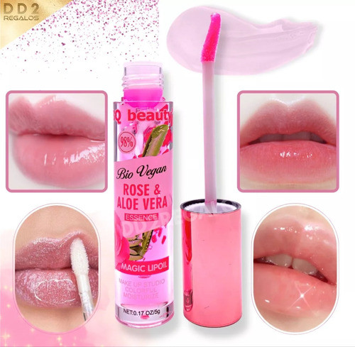 Labial Bálsamo Lip Gloss Brillo Labios Magico Cambia Color 0