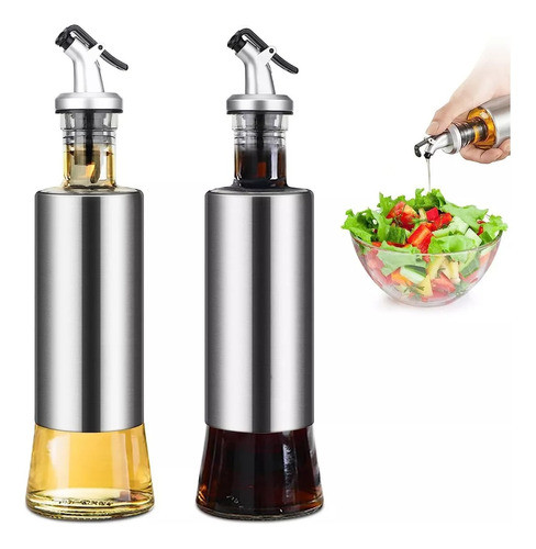 Set X2 Dispensadores De Aceite O Vinagre Organizador Cocina 1