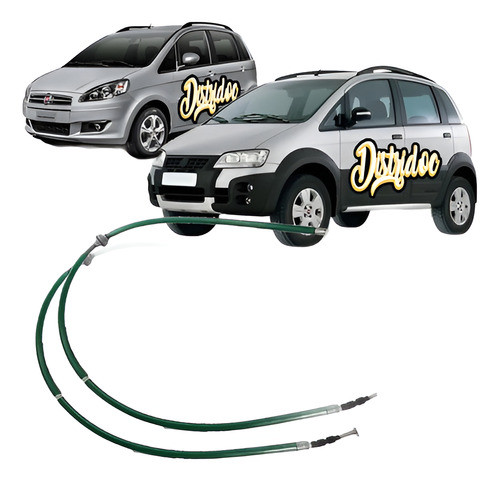Kit De Cables De Freno Fiat Idea 0
