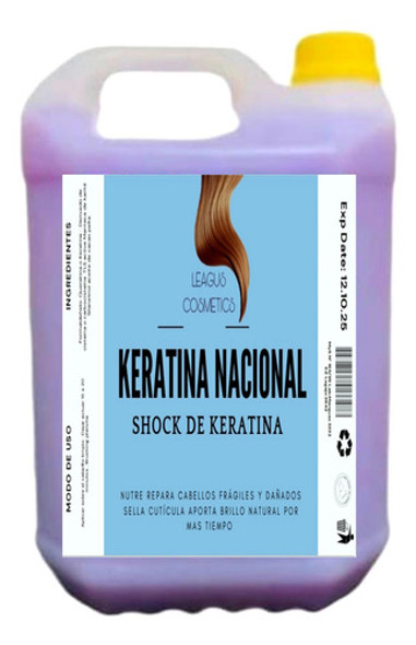Bidon X 5 Litros De Shock De Queratina Nacional 0 Bidon X 5 Litros De Shock De Queratina Nacional 0