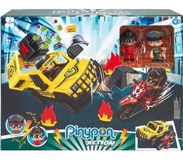 Pinypon Action Atraco Al Furgon Figuras Vehiculos Recoleta 0