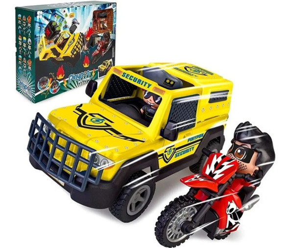 Pinypon Action Atraco Al Furgon Figuras Vehiculos Recoleta 1
