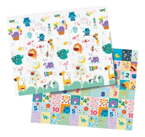 Tapete Infantil Dobravel Reversivel Abc 200x150 0