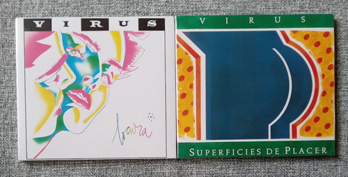 2 Cd Virus Locura Y Superficies De Placer (nuevos Sellados) 0