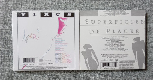 2 Cd Virus Locura Y Superficies De Placer (nuevos Sellados) 1