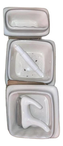 Accesorios De Loza De  Baño Blanco Y Marfil  Embutir. 0