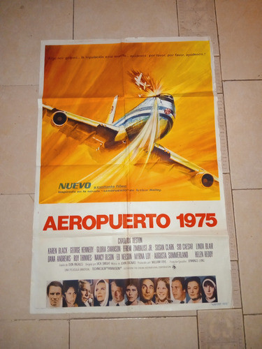 Aeropuerto 1975 Poster Gigante De Cine!!!!! 1