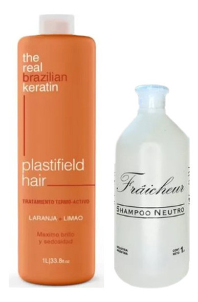 Alisado Plastificado Real Brazilian X 1 L + 1 Sh Neutro X 1l 0 Alisado Plastificado Real Brazilian X 1 L + 1 Sh Neutro X 1l 0