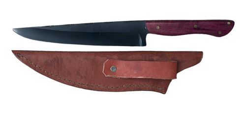 Kit Faca Picanheira 12'' 1075 Fosfatizada Com Bainha Cod292 1