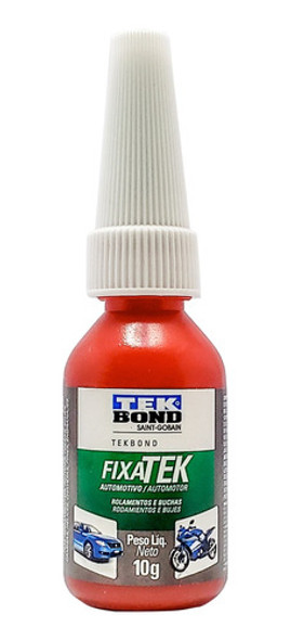 Fixador De Rolamento Alta Resistência 138 10g Tek Bond 0