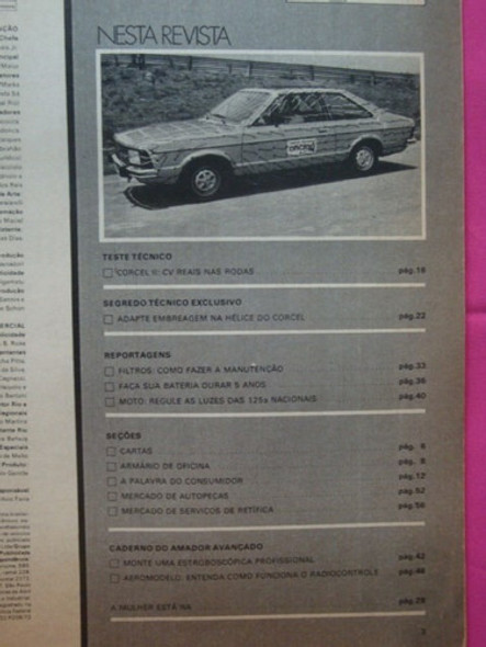 Revista Oficina Quatro Rodas N° 37 Año 1977 Test Corcel 2 1