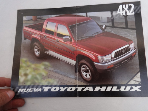 Folleto Toyota Hilux Catalogo Auto No Manual 4x2 Doblado 0
