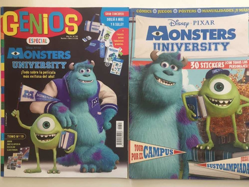 Revista Genios No 797. Especial Monsters University. Disney 0