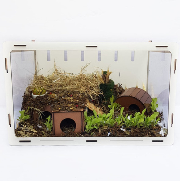 Gaiola P/ Hamster Grande De Ramister Espaçosa Casinha Mdf 1