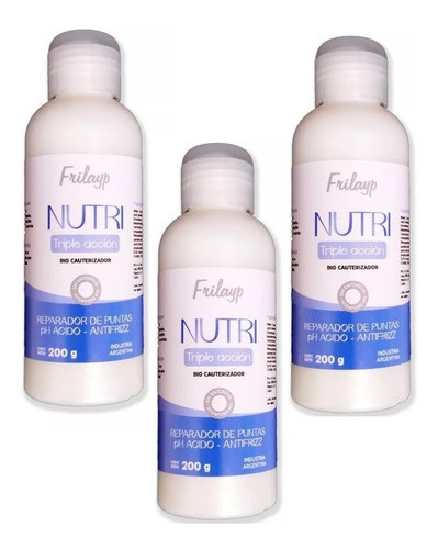 Tratamiento Capilar Nutri Accion Frilayp Ph Acido 150g X3 0